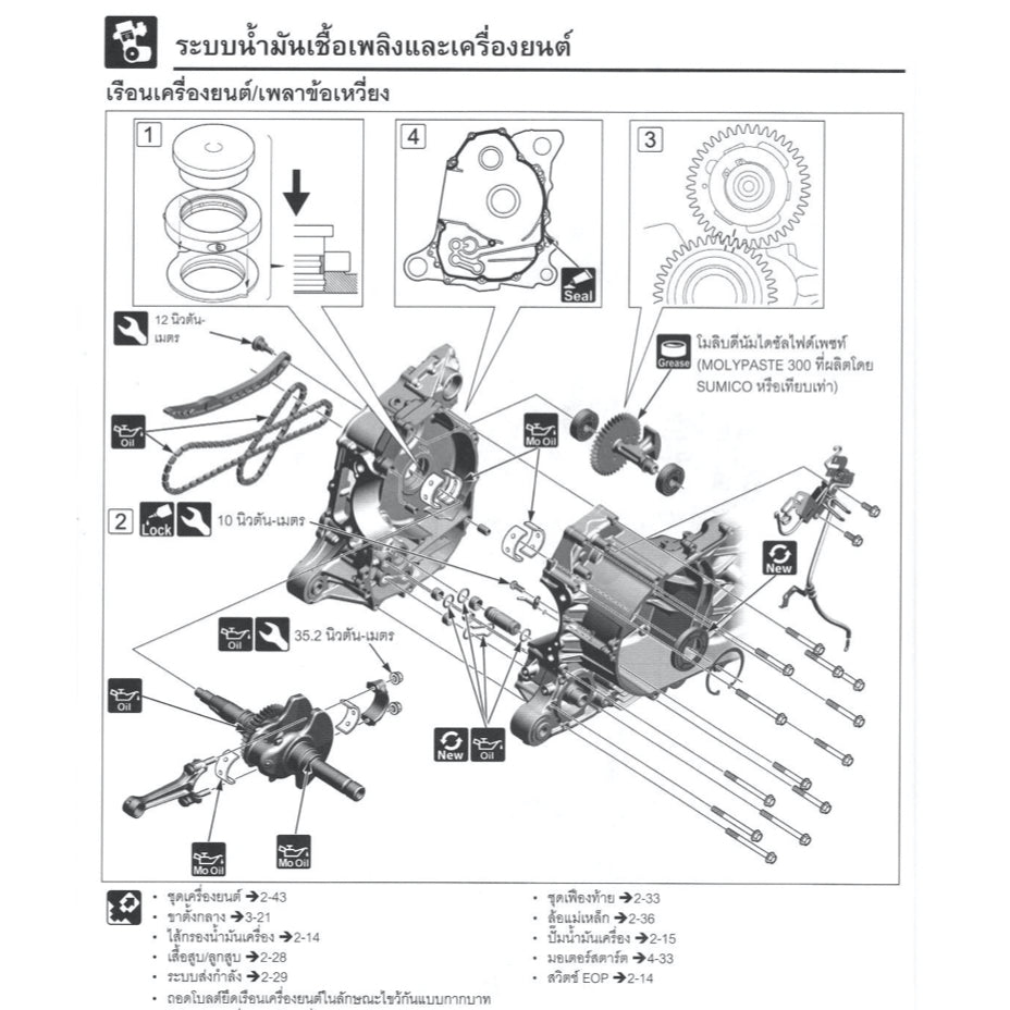 HONDA FORZA 350 NSS350-A (2021+) SERVICE WORKSHOP MANUAL IN THAI LANGUAGE + PARTS CATALOGUE + OWNER'S MANUAL - Image 5