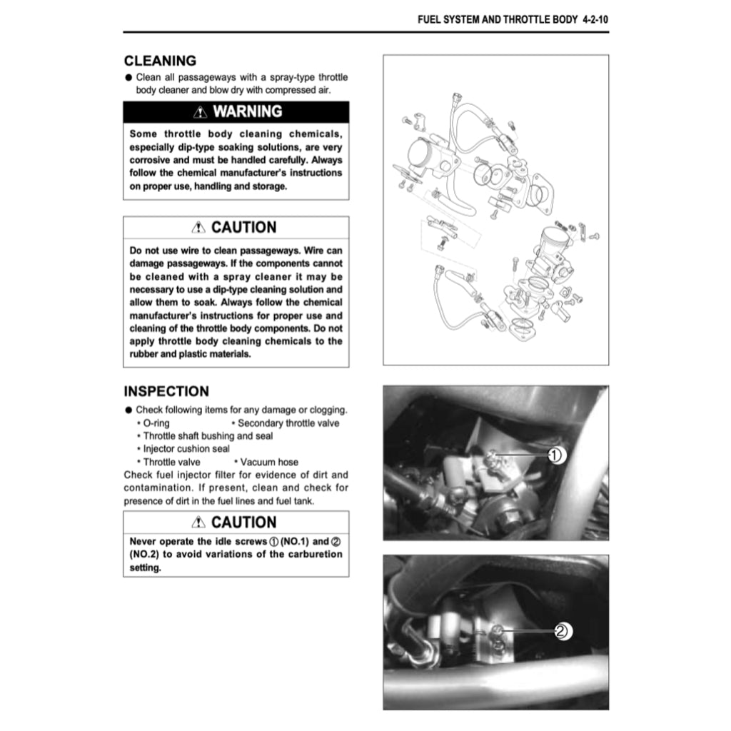 NAZA BLADE / HYOSUNG COMET 250R FI (2012-2018) SERVICE WORKSHOP MANUAL + OWNER'S MANUAL - Image 5