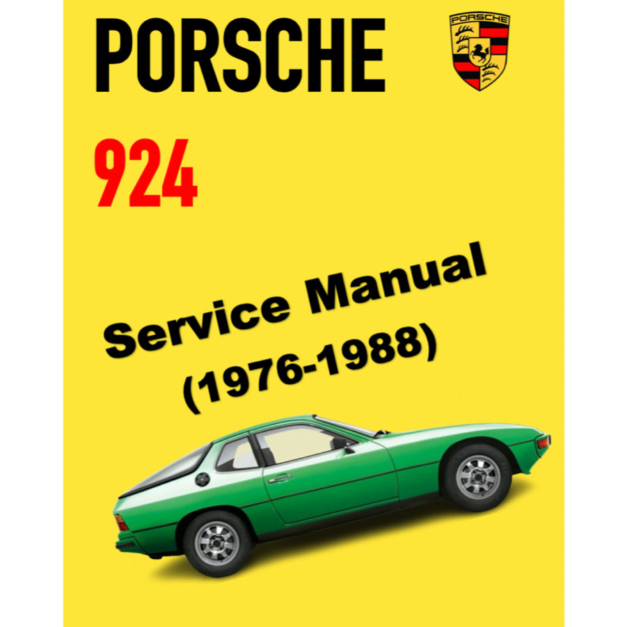 PORSCHE 924 (1976-1988) SERVICE WORKSHOP MANUAL + PARTS CATALOGUE - Image 2