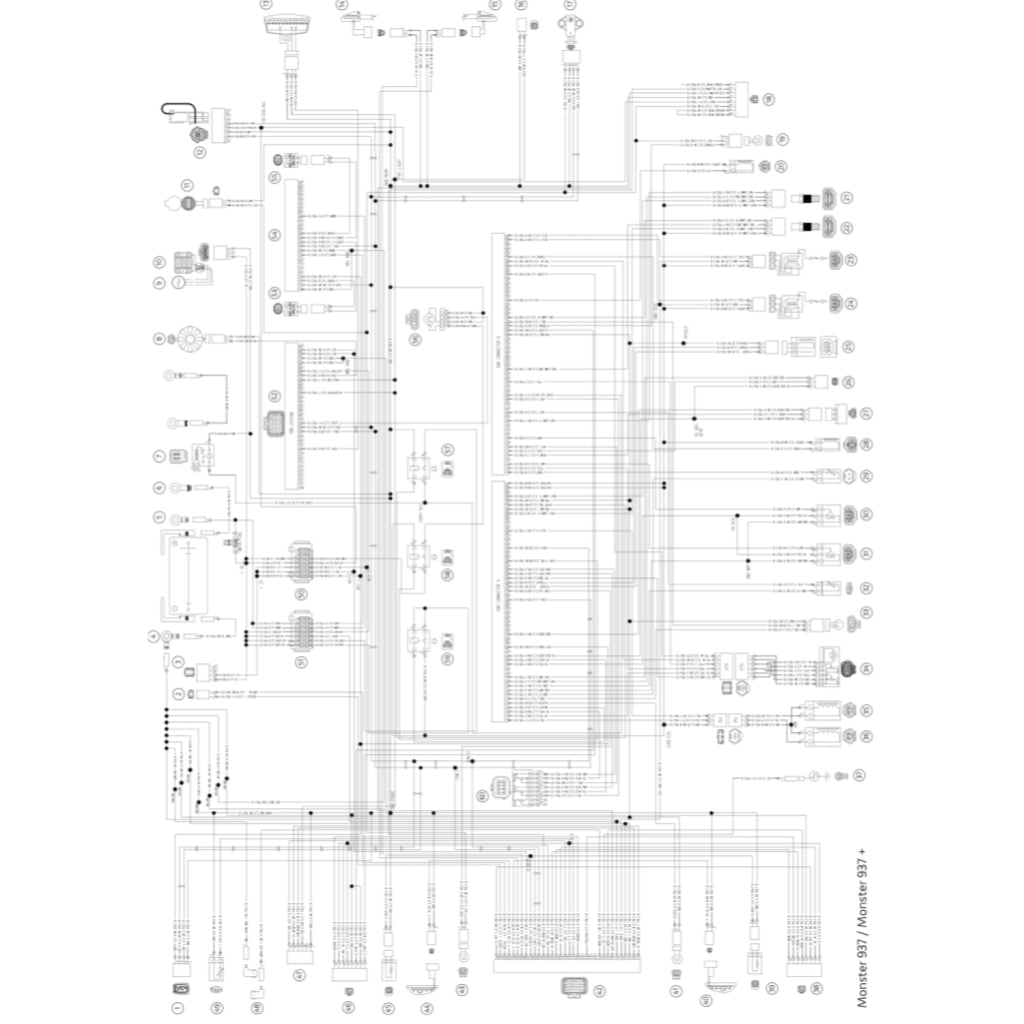 DUCATI MONSTER 937+ (2021+) SERVICE WORKSHOP MANUAL + PARTS CATALOGUE + OWNER'S MANUAL - Image 5