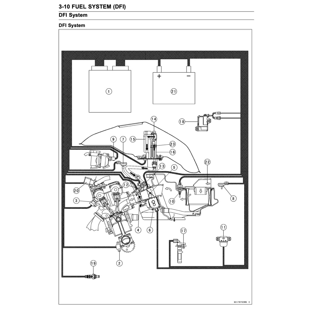 KAWASAKI Z1000 (2007-2009) SERVICE WORKSHOP MANUAL + OWNER'S MANUAL - Image 7