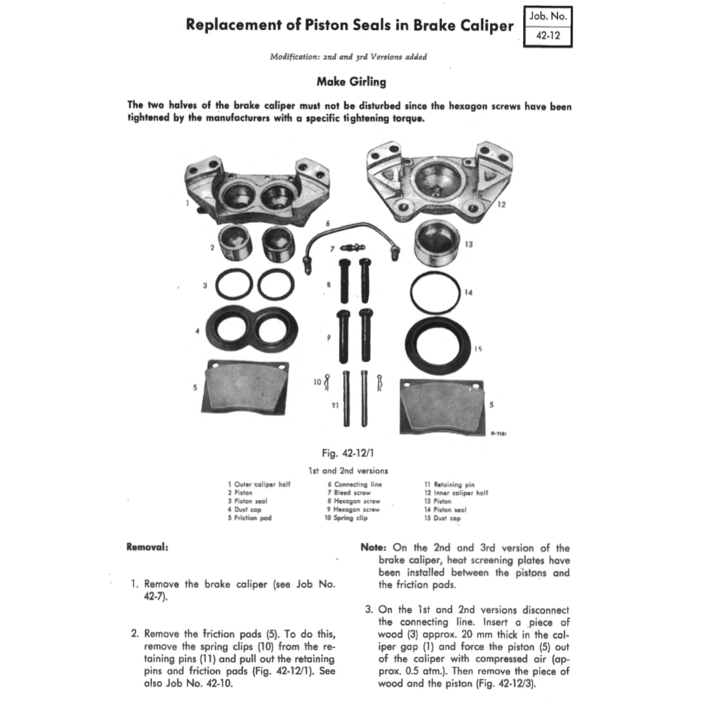 MERCEDES-BENZ W111 (1959-1971) SERVICE WORKSHOP MANUAL - Image 8