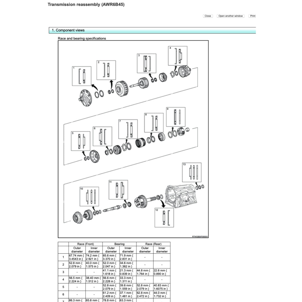 ISUZU D-MAX / MU-X UCR/UCS (2021+) SERVICE WORKSHOP MANUAL - Image 9