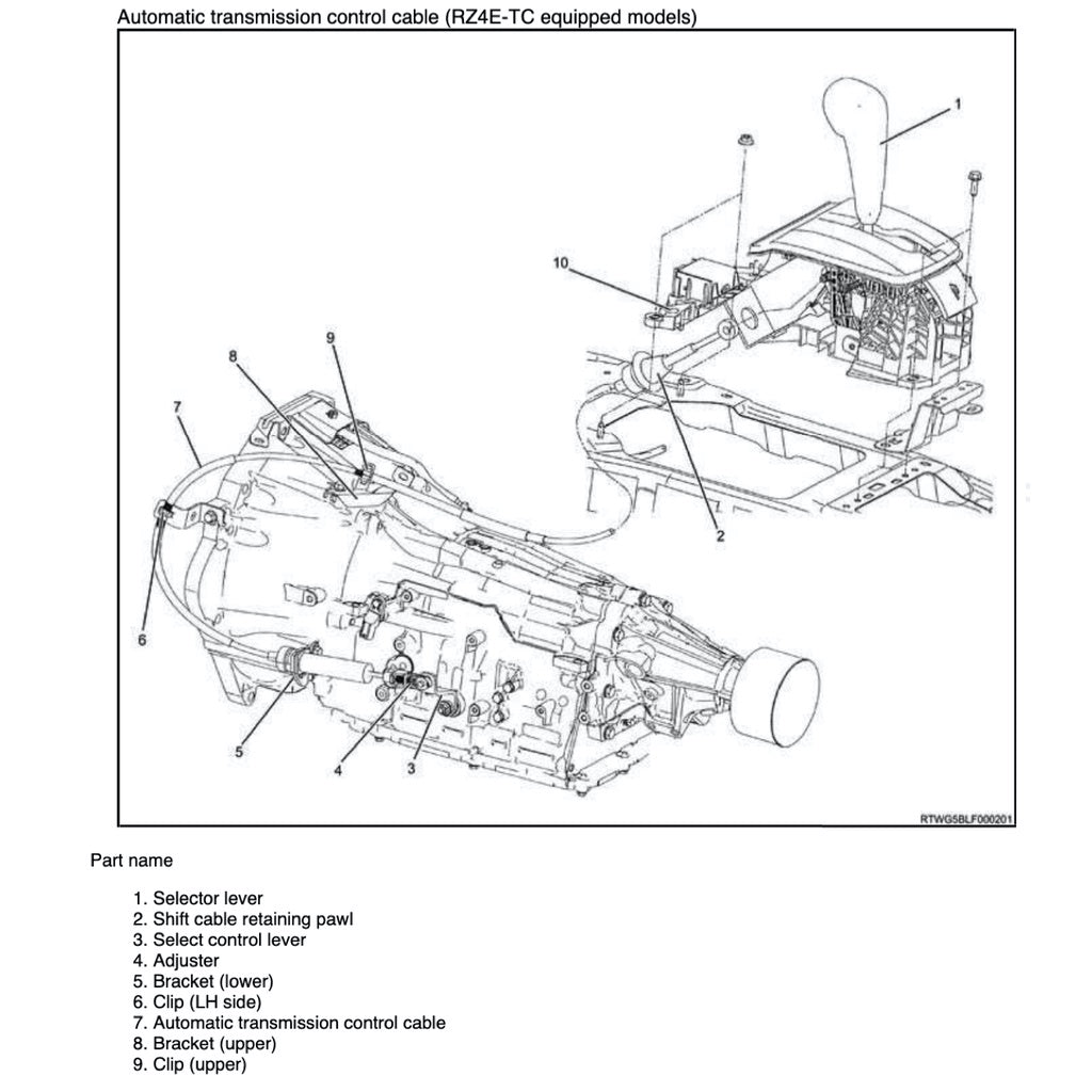 ISUZU MU-X (2013-2020) SERVICE WORKSHOP MANUAL - Image 6