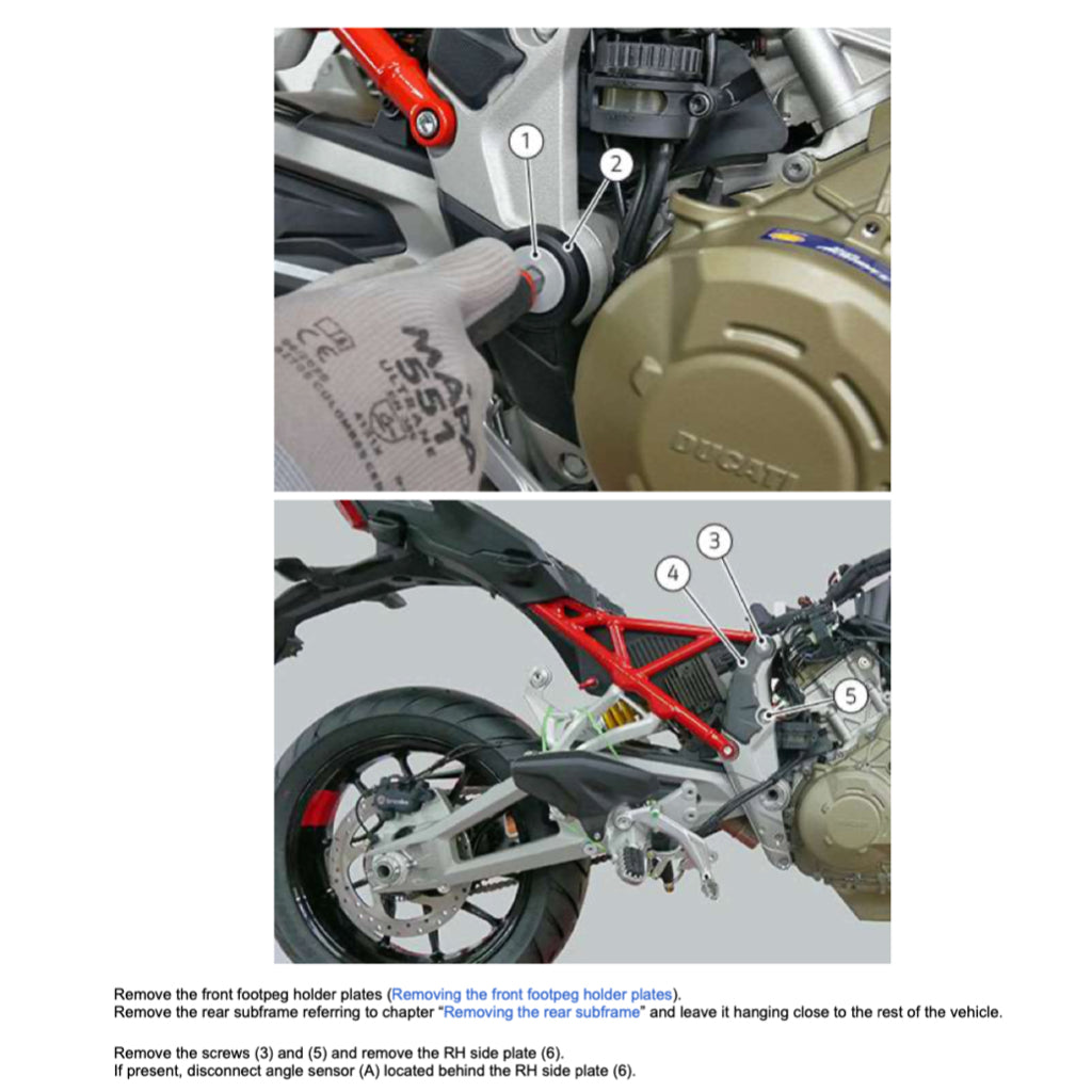 DUCATI MULTISTRADA V4/S (2022+) SERVICE WORKSHOP MANUAL + PARTS CATALOGUE + OWNER'S MANUAL - Image 8