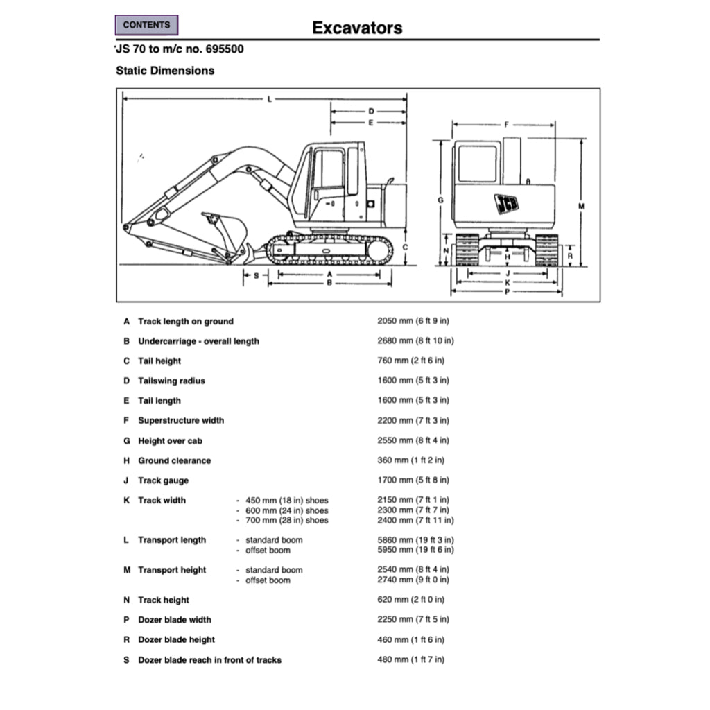 JCB SERVICE DATA BOOK (1992-2003) LOADERS / EXCAVATORS / RTFL / FASTRAC - Image 4