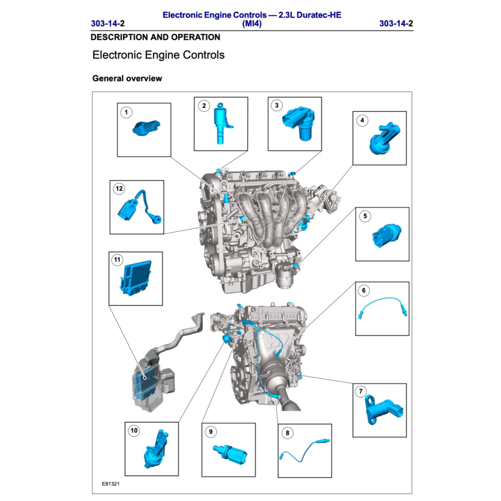 FORD MONDEO MK4 (2007-2014) SERVICE WORKSHOP MANUAL - Image 5