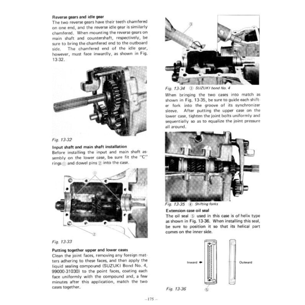 SUZUKI LJ80 JIMNY (1977-1981) SERVICE WORKSHOP MANUAL + PARTS CATALOGUE - Image 8