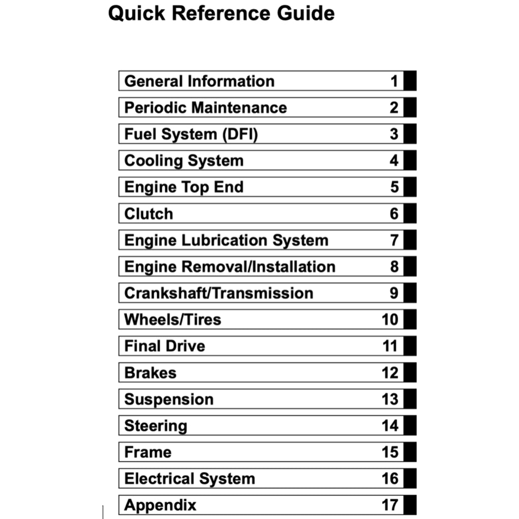 KAWASAKI VULCAN S650 (2015+) SERVICE WORKSHOP MANUAL + PARTS CATALOGUE + OWNER'S MANUAL - Image 3