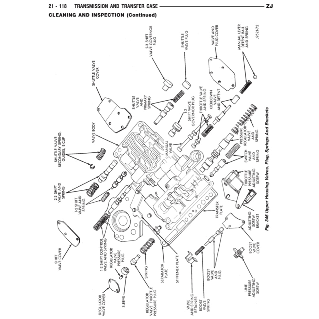 JEEP GRAND CHEROKEE ZJ (1993-1998) SERVICE WORKSHOP MANUAL+ PARTS CATALOGUE - Image 6