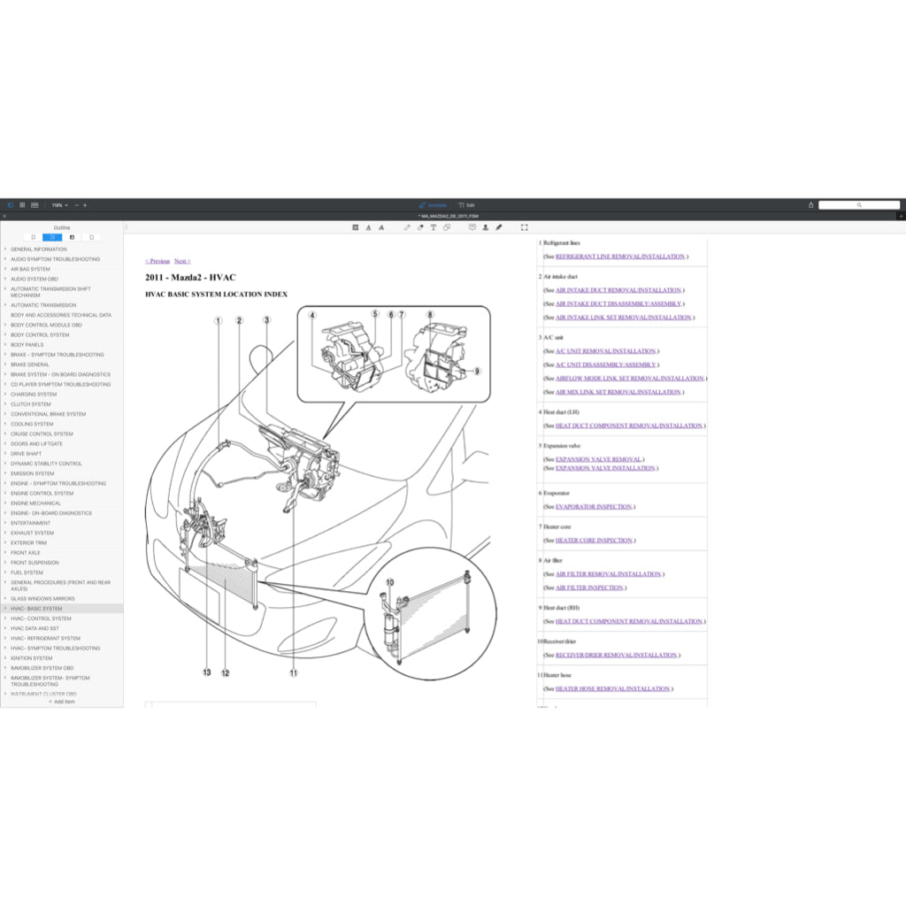 MAZDA 2 DE/DH (2007-2014) SERVICE WORKSHOP MANUAL - Image 6