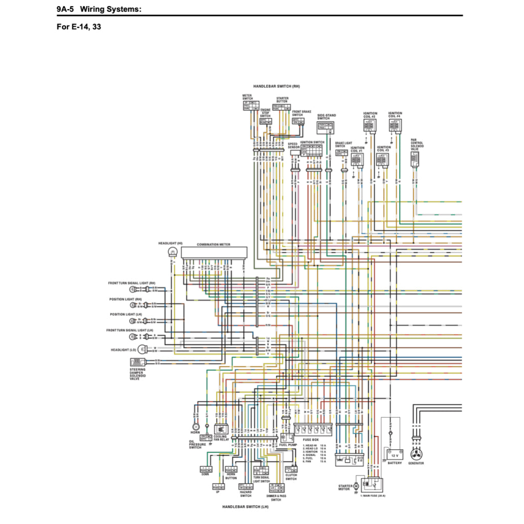 SUZUKI GSX-R 1000 K9/L0/L1 (2009-2016) SERVICE WORKSHOP MANUAL - Image 7
