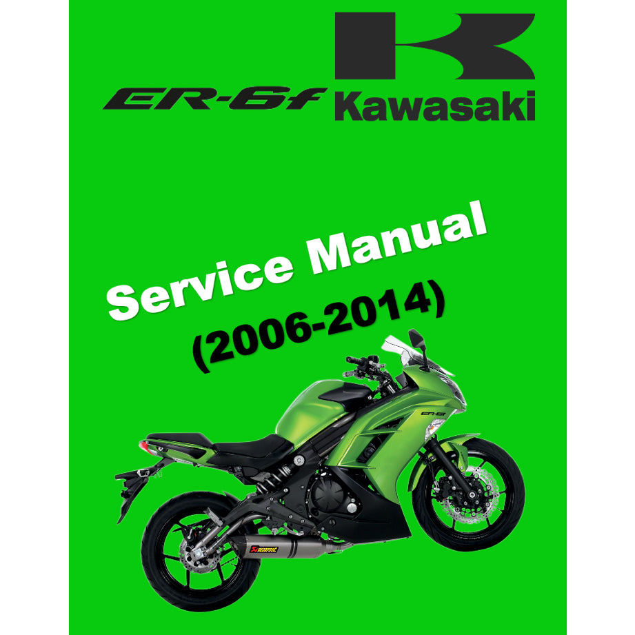 KAWASAKI ER-6f ER6f (2006-2014) SERVICE WORKSHOP MANUAL + OWNER'S MANUAL - Image 2