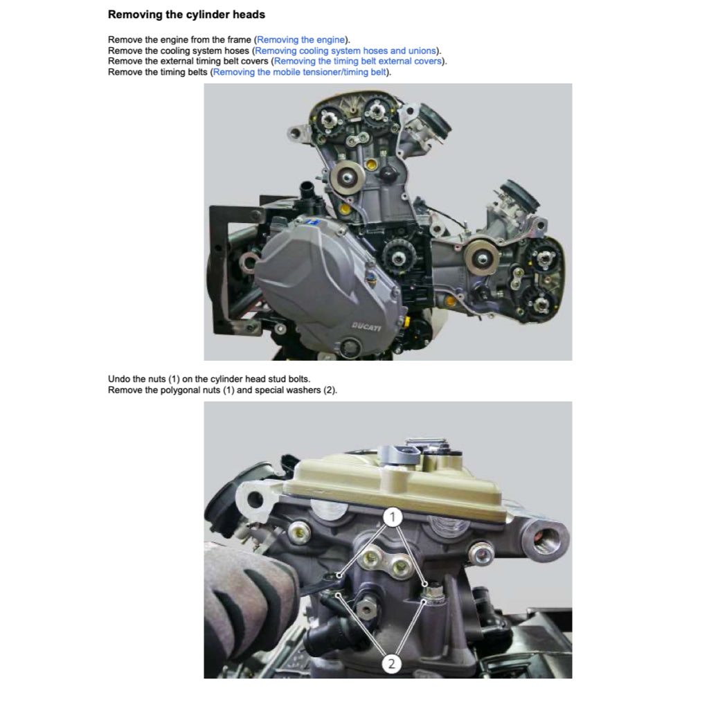 DUCATI MONSTER 937+ (2021+) SERVICE WORKSHOP MANUAL + PARTS CATALOGUE + OWNER'S MANUAL - Image 6