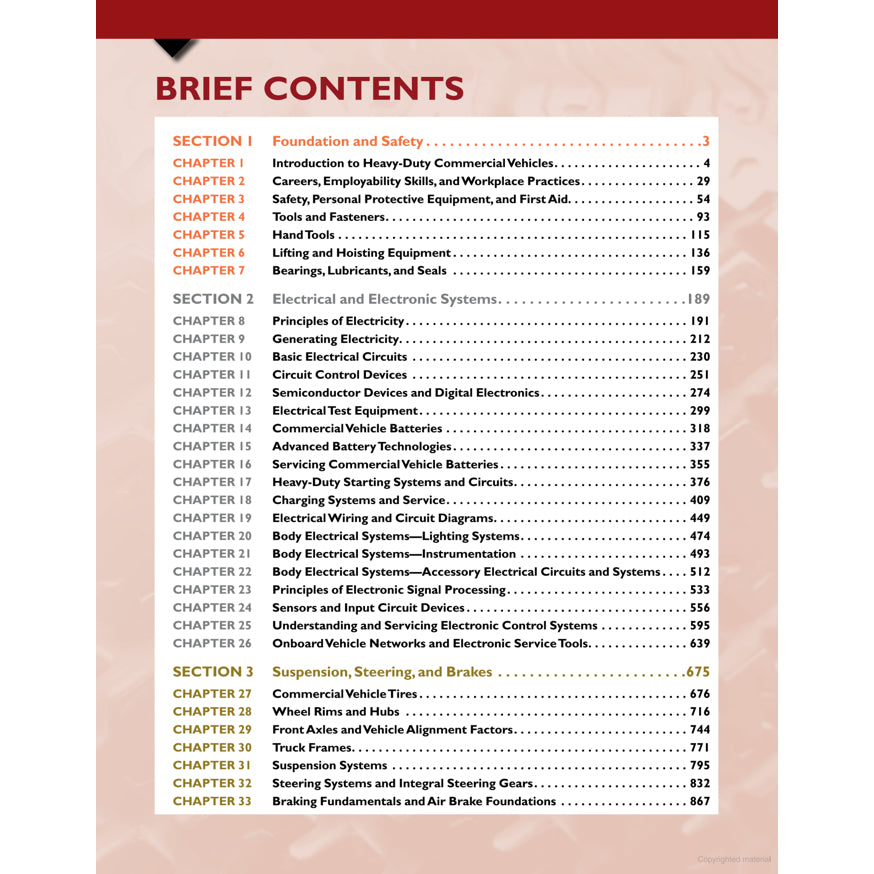 FUNDAMENTALS OF MEDIUM/HEAVY DUTY COMMERCIAL VEHICLE SYSTEMS (2021) - CDX Learning Systems - Image 3