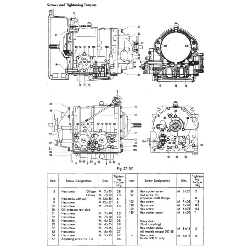 MERCEDES-BENZ W111 (1959-1971) SERVICE WORKSHOP MANUAL - Image 9