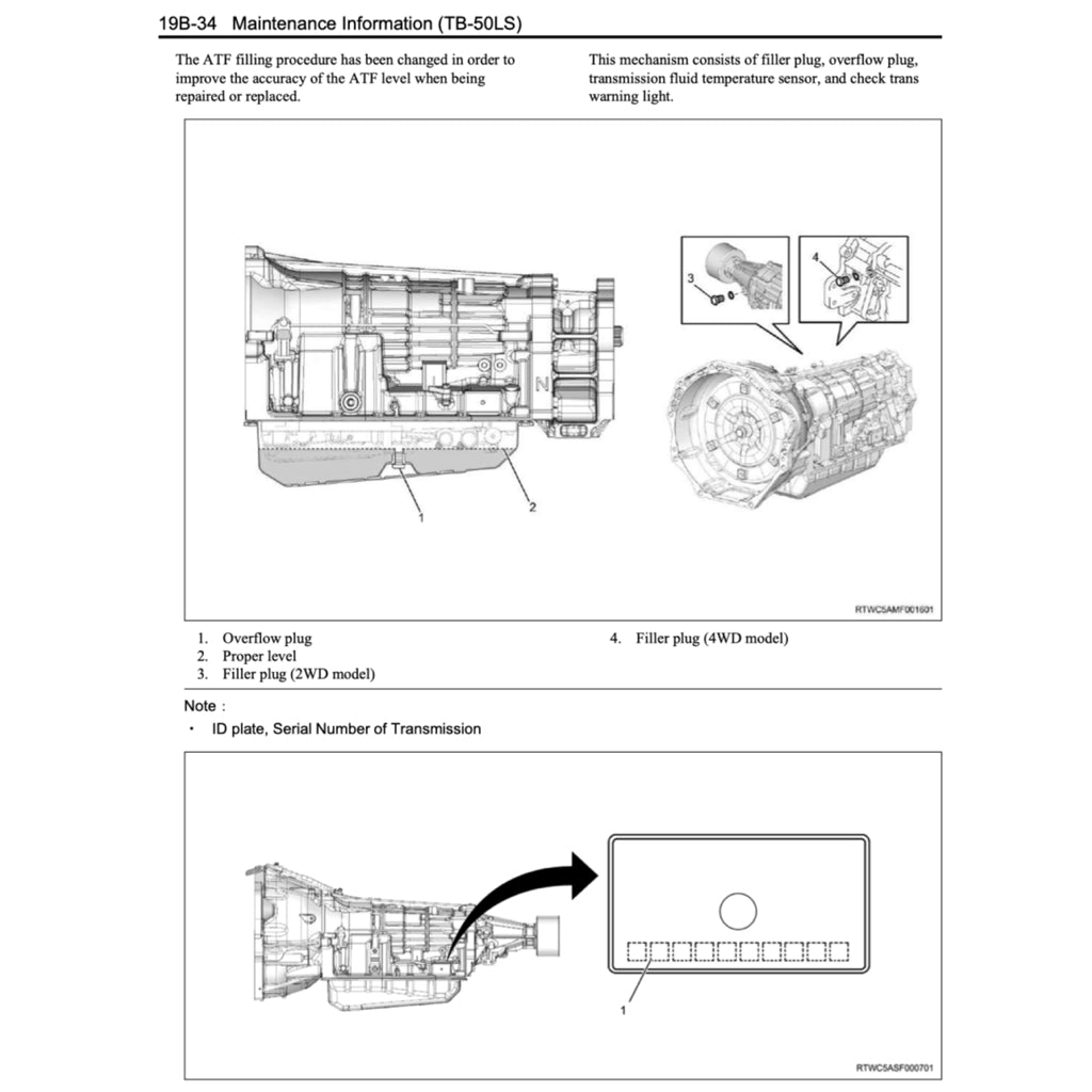 ISUZU D-MAX TFR / TFS (2012-2020) SERVICE WORKSHOP MANUAL - Image 6