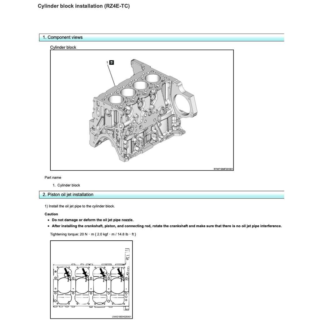 ISUZU ENGINE RZ4E-TC SERVICE WORKSHOP MANUAL - Image 8