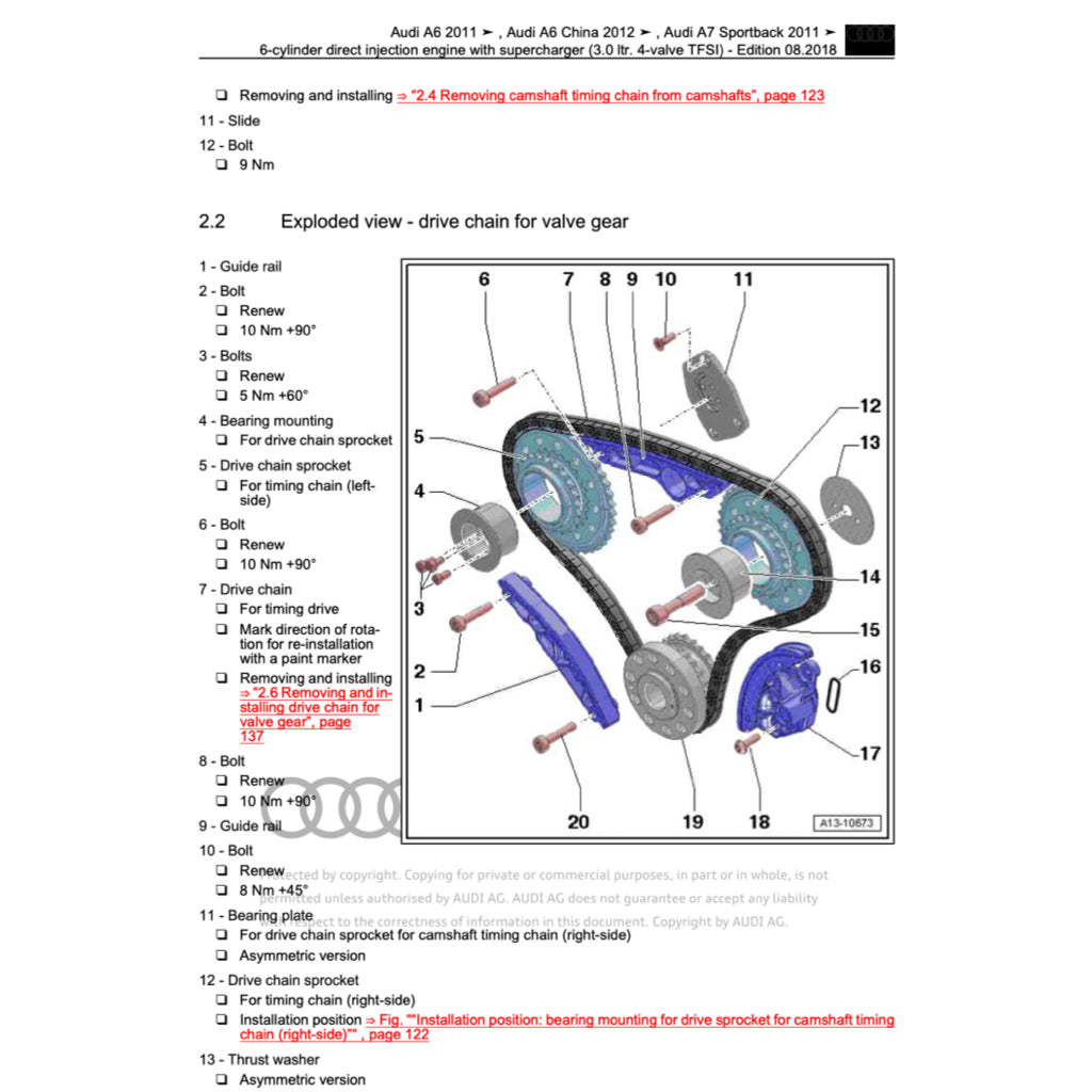 AUDI A7 4G8 (2011-2018) SERVICE WORKSHOP MANUAL - Image 5
