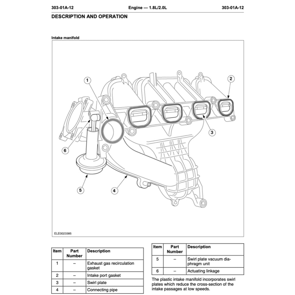 FORD MONDEO MK3 (2000-2007) SERVICE WORKSHOP MANUAL - Image 5