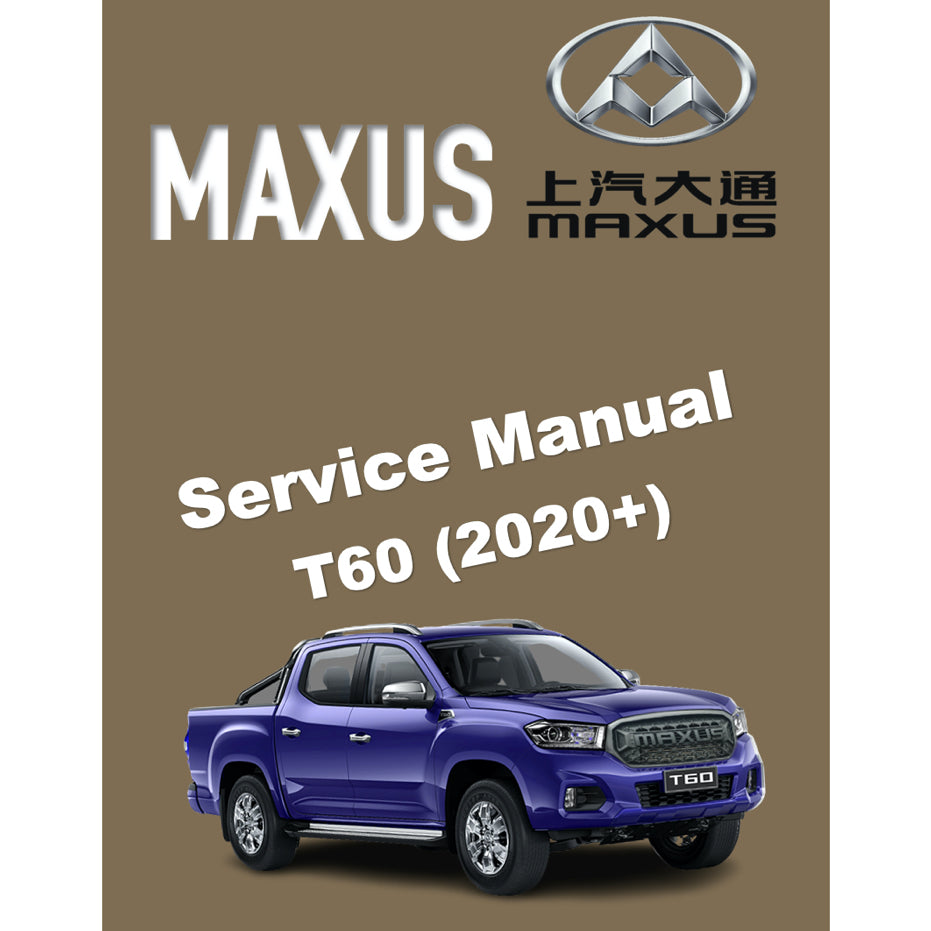 MAXUS T60 (2020-2023) SERVICE WORKSHOP MANUAL - Image 2