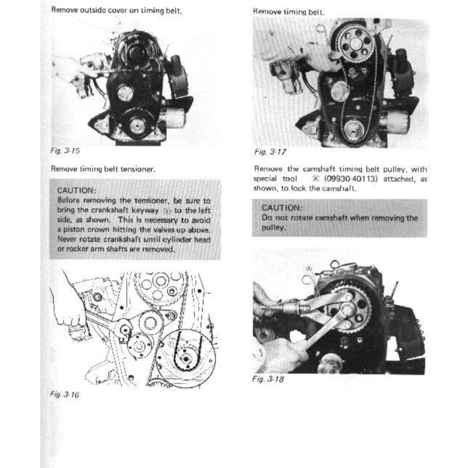 SUZUKI LJ80 JIMNY (1977-1981) SERVICE WORKSHOP MANUAL + PARTS CATALOGUE - Image 5
