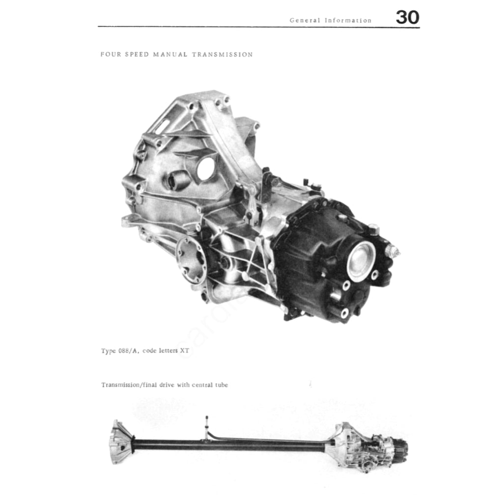 PORSCHE 924 (1976-1988) SERVICE WORKSHOP MANUAL + PARTS CATALOGUE - Image 6