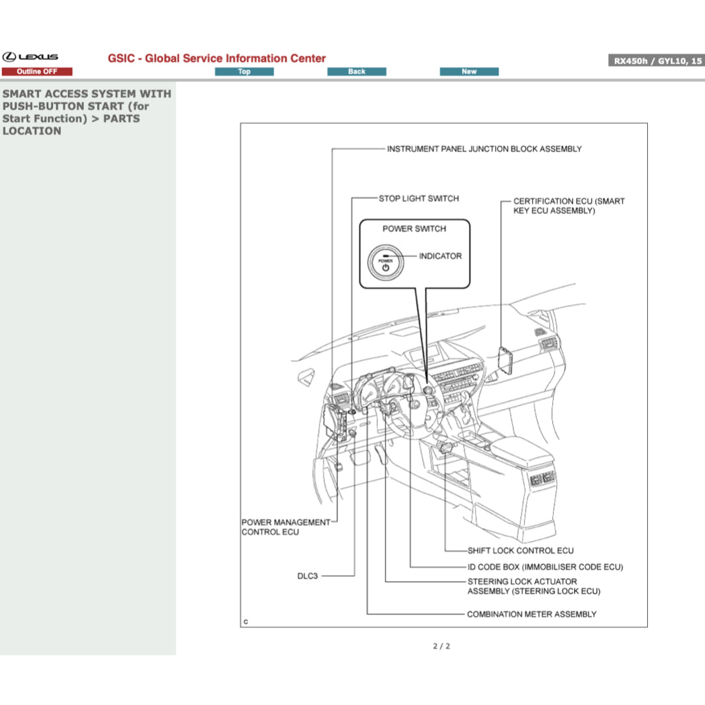 LEXUS RX450h GYL10/15 (2009-2015) SERVICE WORKSHOP MANUAL - Image 6