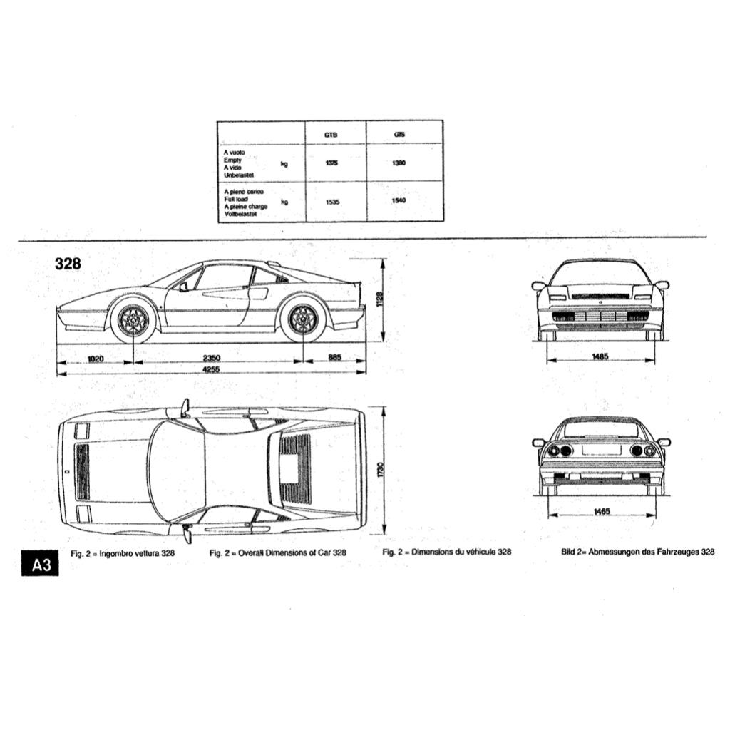 FERRARI 308/328 GTB GTS F105 (1975-1985) SERVICE WORKSHOP MANUAL + PARTS CATALOGUE - Image 6