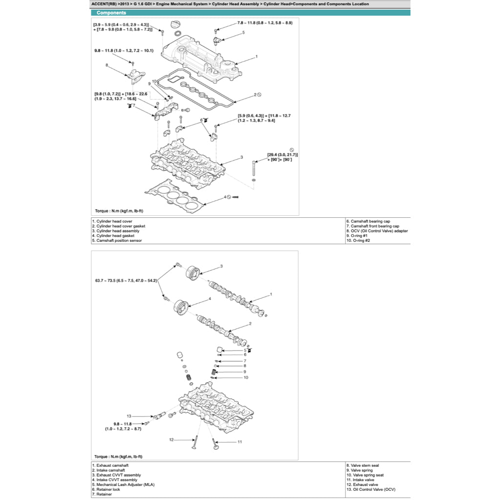 HYUNDAI ACCENT SOLARIS RB/RC (2011-2018) SERVICE WORKSHOP MANUAL - Image 4