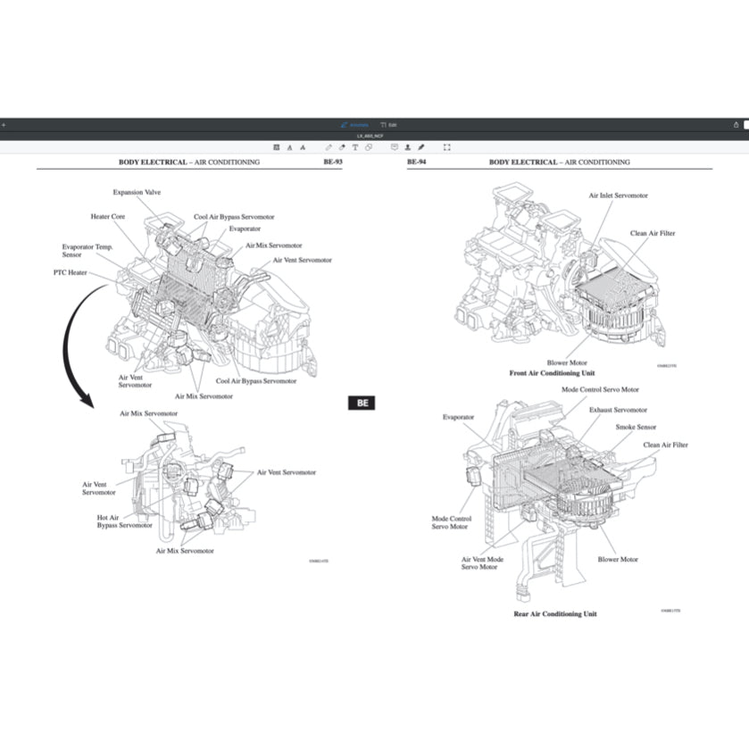 LEXUS LS460(L) (2007-2017) SERVICE WORKSHOP MANUAL - Image 8
