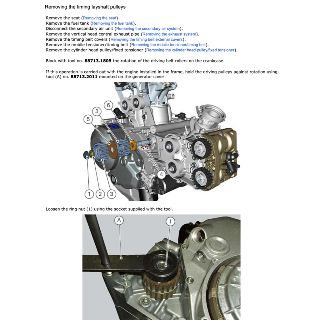 DUCATI MONSTER 1200R E4 (2016-2020) SERVICE WORKSHOP MANUAL + PARTS CATALOGUE + OWNER'S MANUAL - Image 5