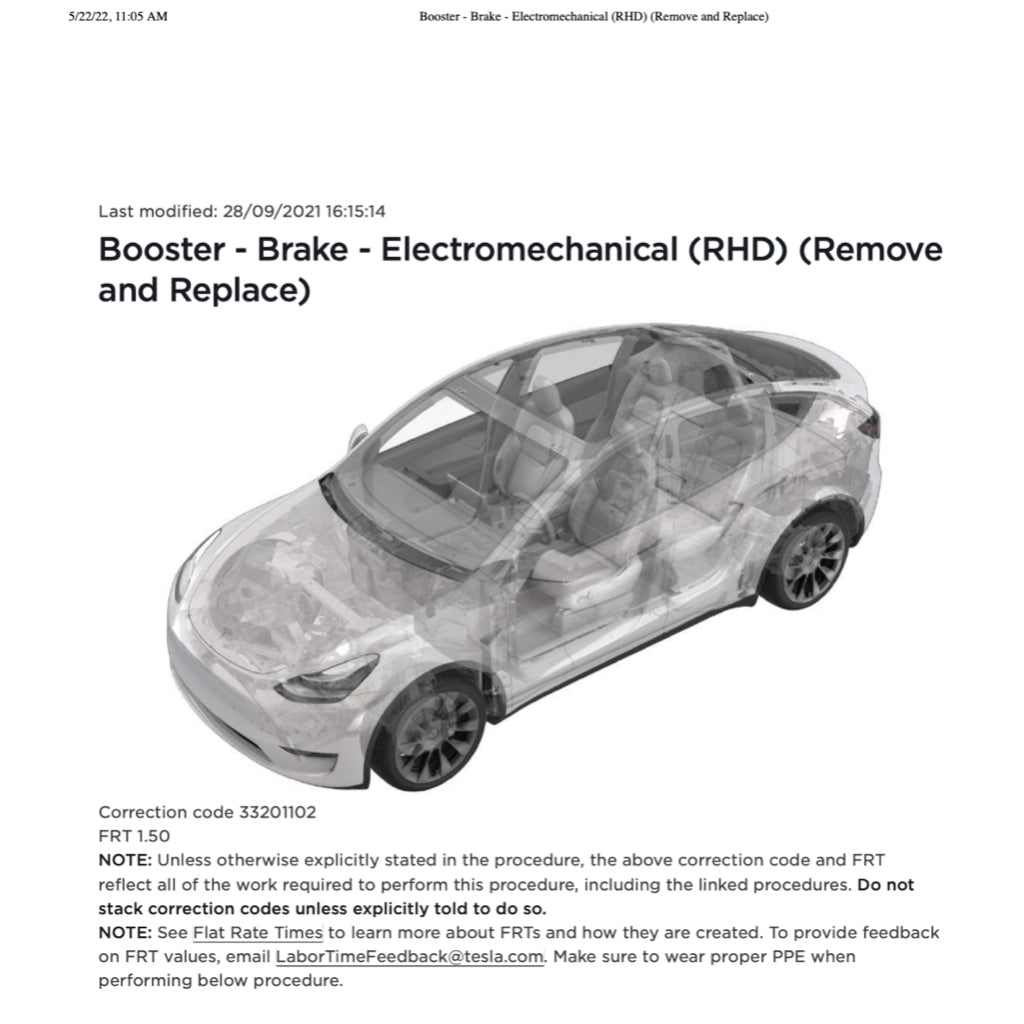 TESLA MODEL Y (2020+) SERVICE WORKSHOP MANUAL - Image 5