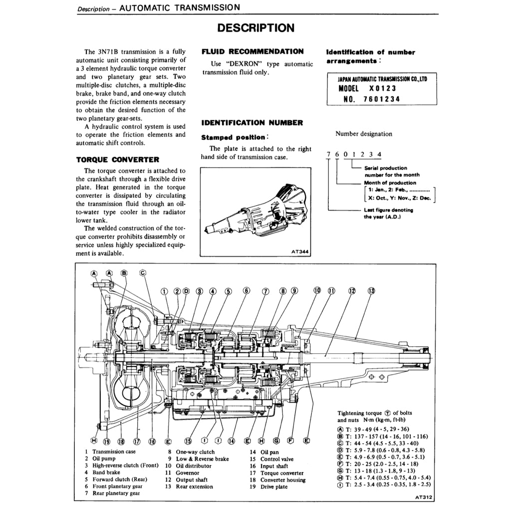 DATSUN FAIRLADY 280ZX S130 (1978-1983) SERVICE WORKSHOP MANUAL - Image 5