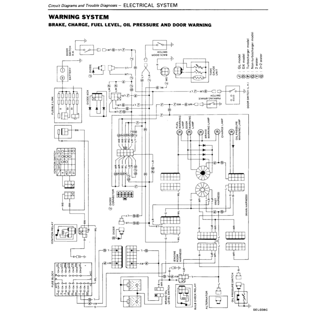 DATSUN FAIRLADY 280ZX S130 (1978-1983) SERVICE WORKSHOP MANUAL - Image 7