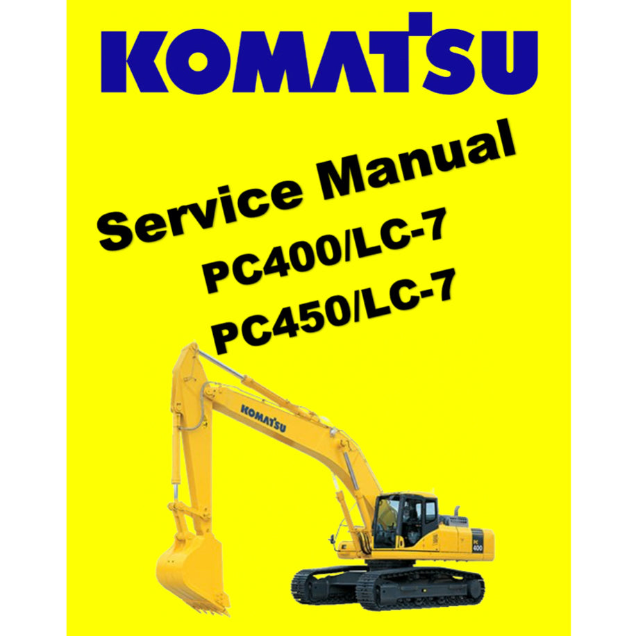 KOMATSU PC400LC / PC450LC EXCAVATOR SERVICE WORKSHOP MANUAL