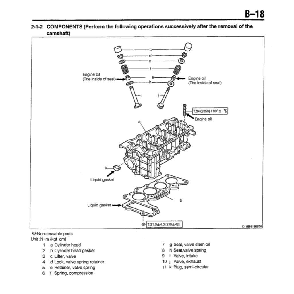 DAIHATSU ENGINE JB-DET SERVICE WORKSHOP MANUAL - Image 3