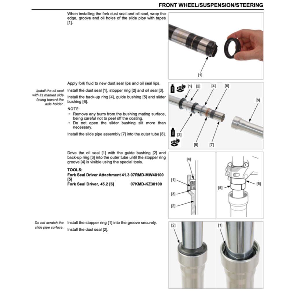 HONDA CB750 HORNET (2023+) SERVICE WORKSHOP MANUAL + PARTS CATALOGUE +OWNER'S MANUAL - Image 8