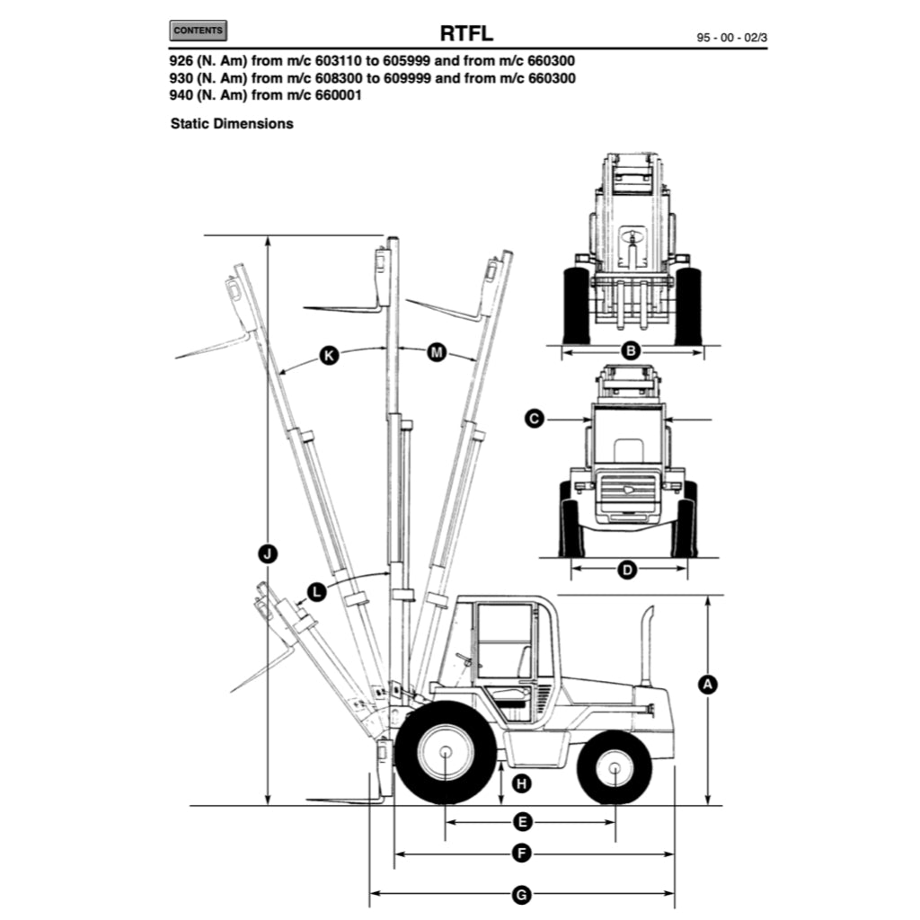 JCB SERVICE DATA BOOK (1992-2003) LOADERS / EXCAVATORS / RTFL / FASTRAC - Image 10