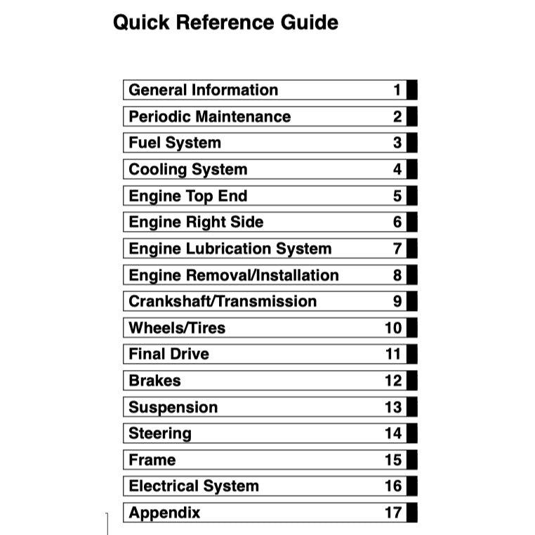 KAWASAKI KLX450R KLX 450R (2008-2016) SERVICE WORKSHOP MANUAL + PARTS CATALOGUE +OWNER'S MANUAL - Image 3