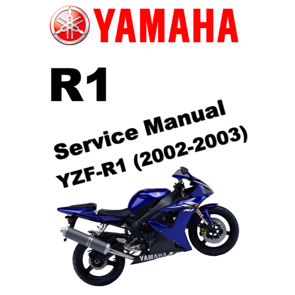 YAMAHA YZF R1 (2002-2203) SERVICE WORKSHOP MANUAL + PARTS CATALOGUE + OWNER'S MANUAL