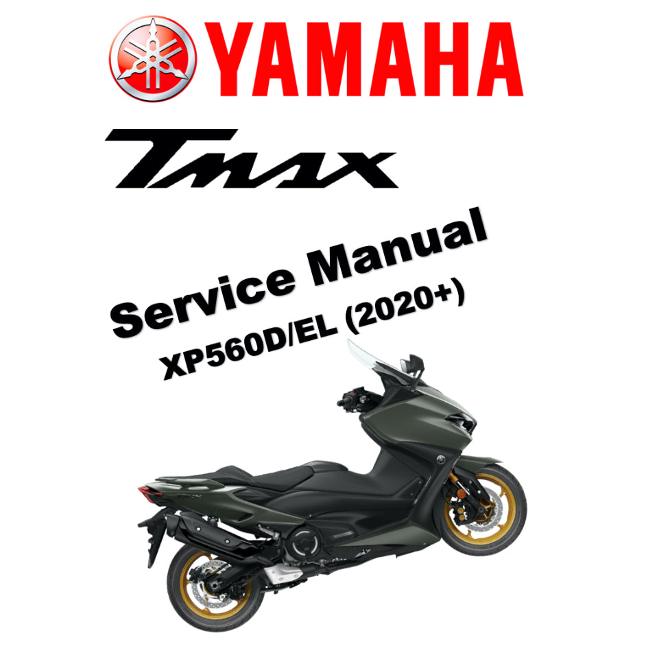 T-MAX YAMAHA TMAX 560D/ EL (2020+) SERVICE WORKSHOP MANUAL + PARTS CATALOGUE + OWNER'S MANUAL - Image 2