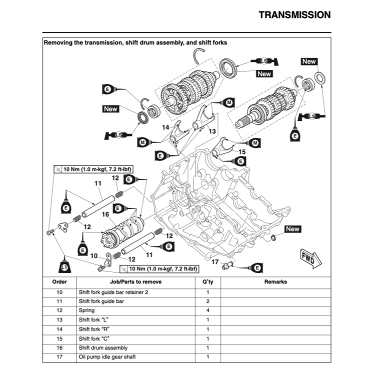 YAMAHA MT-25 MT25 V1 (2015-2020) SERVICE WORKSHOP MANUAL + PARTS CATALOGUE + OWNER'S MANUAL - Image 7