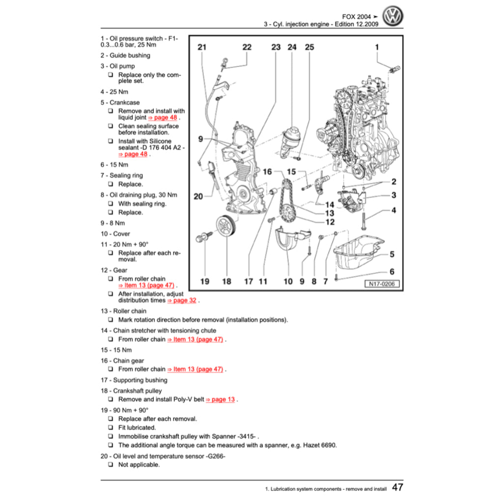 SKODA FABIA 6Y (1999-2007) SERVICE WORKSHOP MANUAL - Image 3