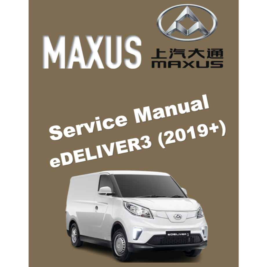 MAXUS EV30 eDELIVER3 (2019+) SERVICE WORKSHOP MANUAL - Image 2