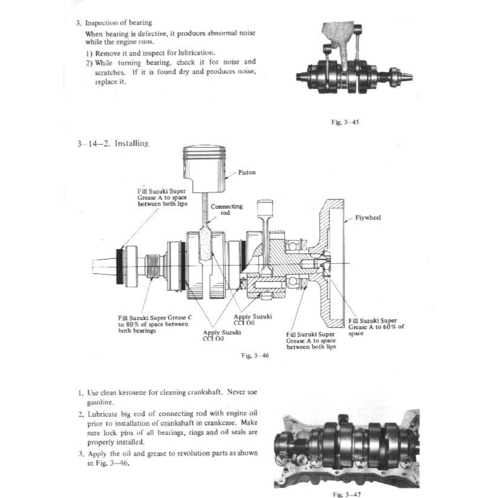 SUZUKI LJ20 JIMNY (1972-1981) SERVICE WORKSHOP MANUAL + PARTS CATALOGUE - Image 5