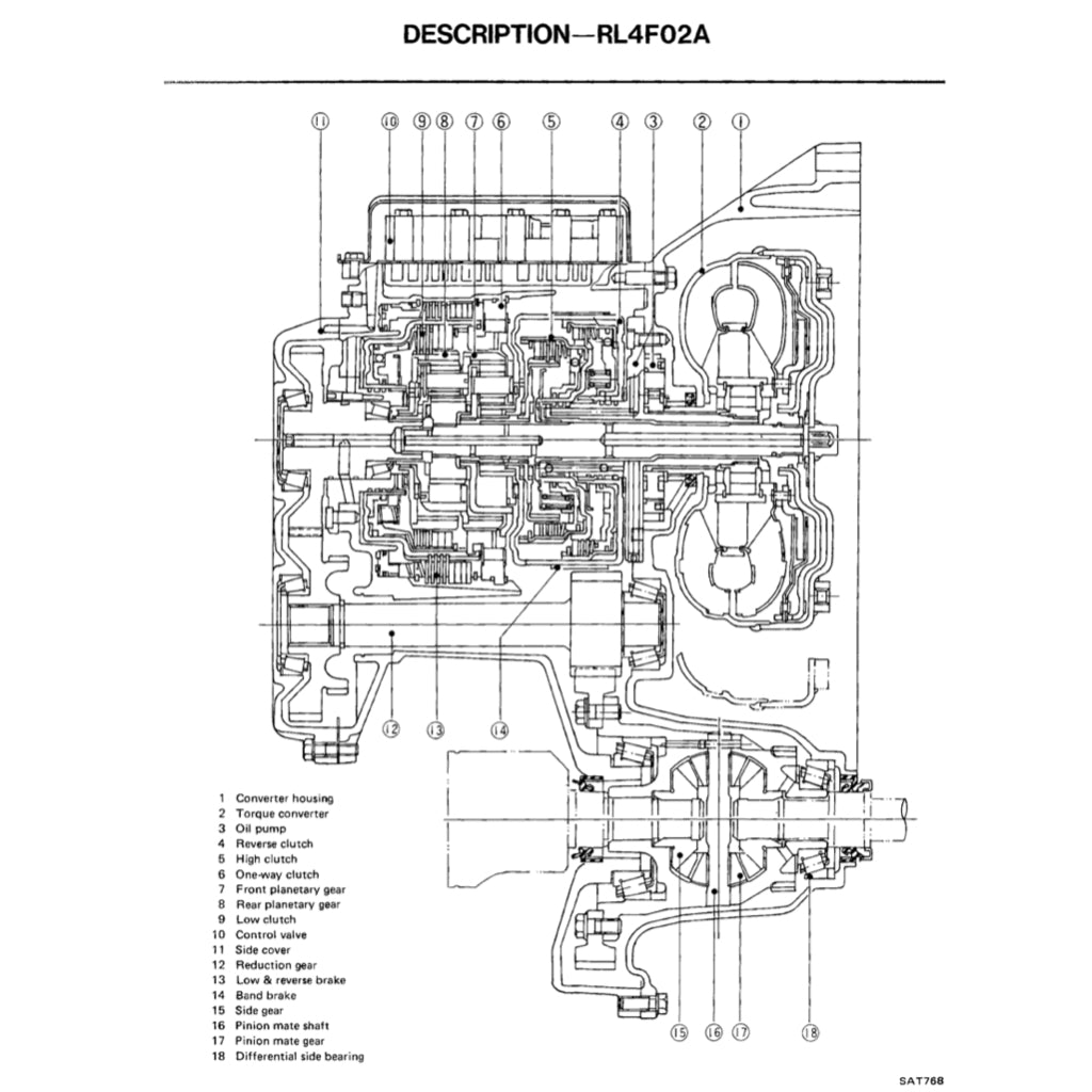NISSAN BLUEBIRD U11 (1983-1988) SERVICE WORKSHOP MANUAL - Image 8