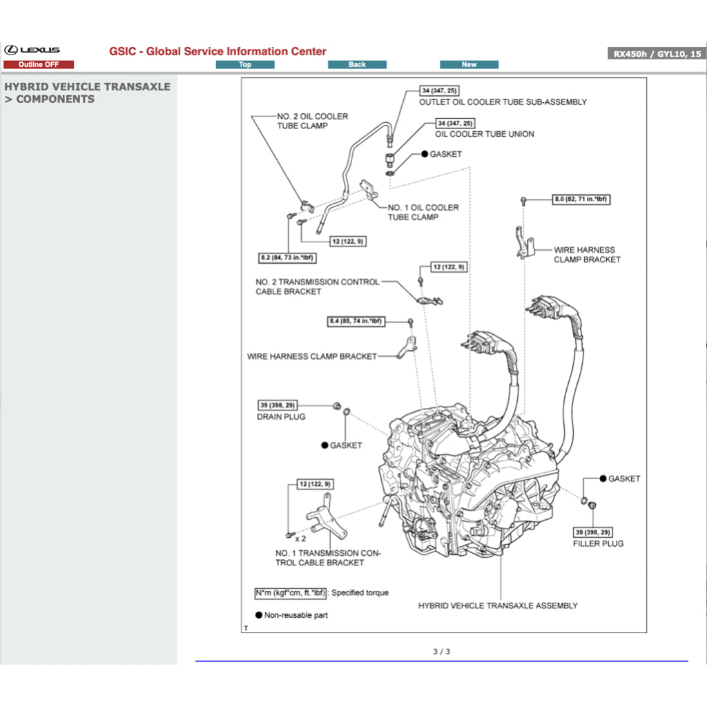 LEXUS RX450h GYL10/15 (2009-2015) SERVICE WORKSHOP MANUAL - Image 7
