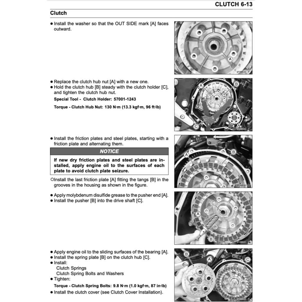 KAWASAKI ER-6f ER6f (2006-2014) SERVICE WORKSHOP MANUAL + OWNER'S MANUAL - Image 10