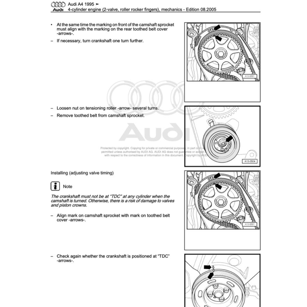 Audi A4 (B5) 1995-2001 SERVICE REPAIR WORKSHOP MANUAL - Image 6